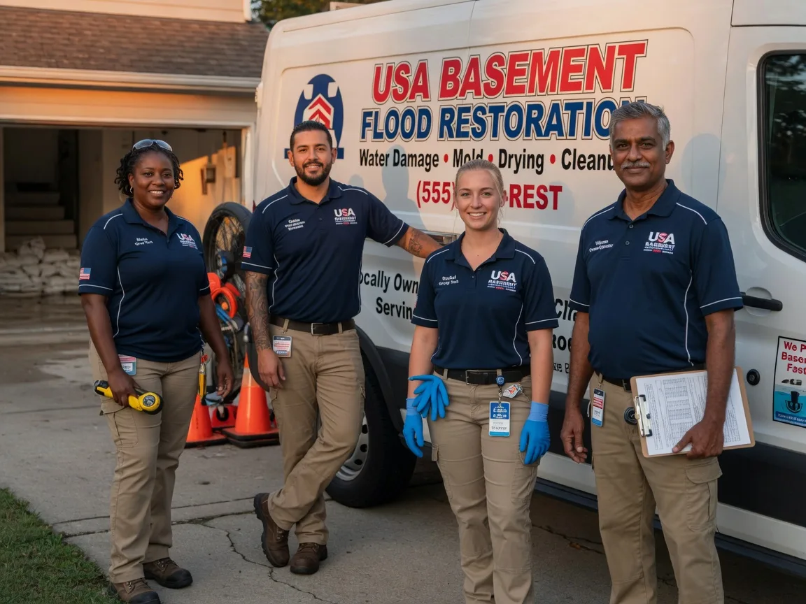Basement Flood Cleanup company in Mounds, OK