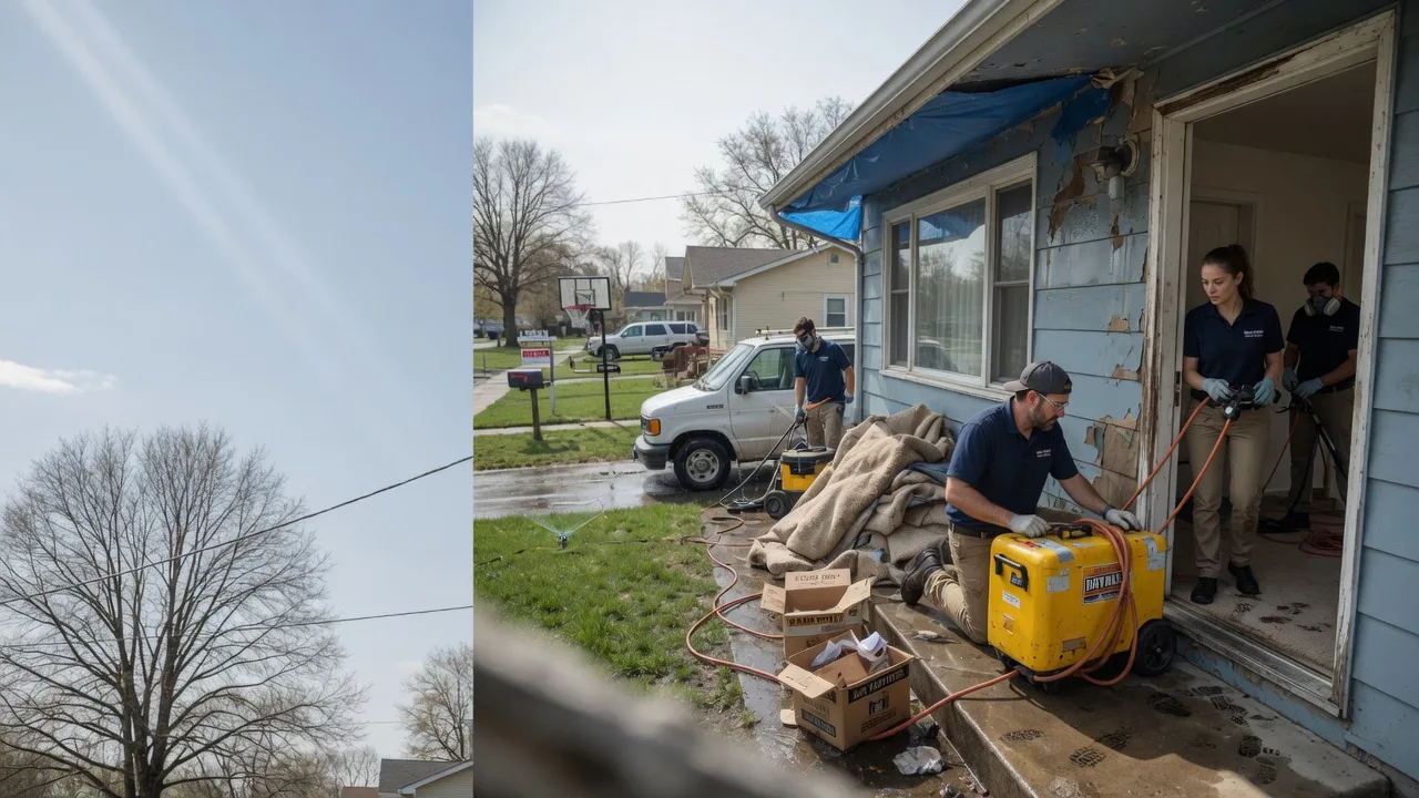 Basement Flood Cleanup in Mounds, OK near me